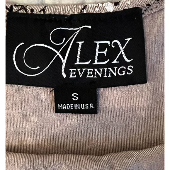 Alex Evenings Top Womens Size S Tan Stone Embellished Open Cardigan Sleeveless - Picture 3 of 10